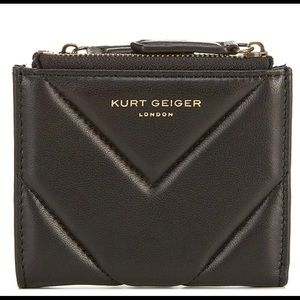 Kurt Geiger Mini Quilted Leather Bifold Wallet